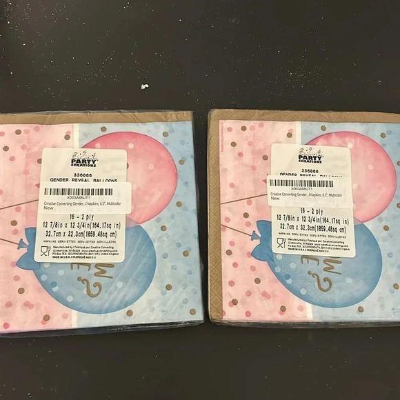 Bundle of Gender Reveal Party Napkins | Gender Reveal | Baby Shower | Baby - Picture 6 of 9